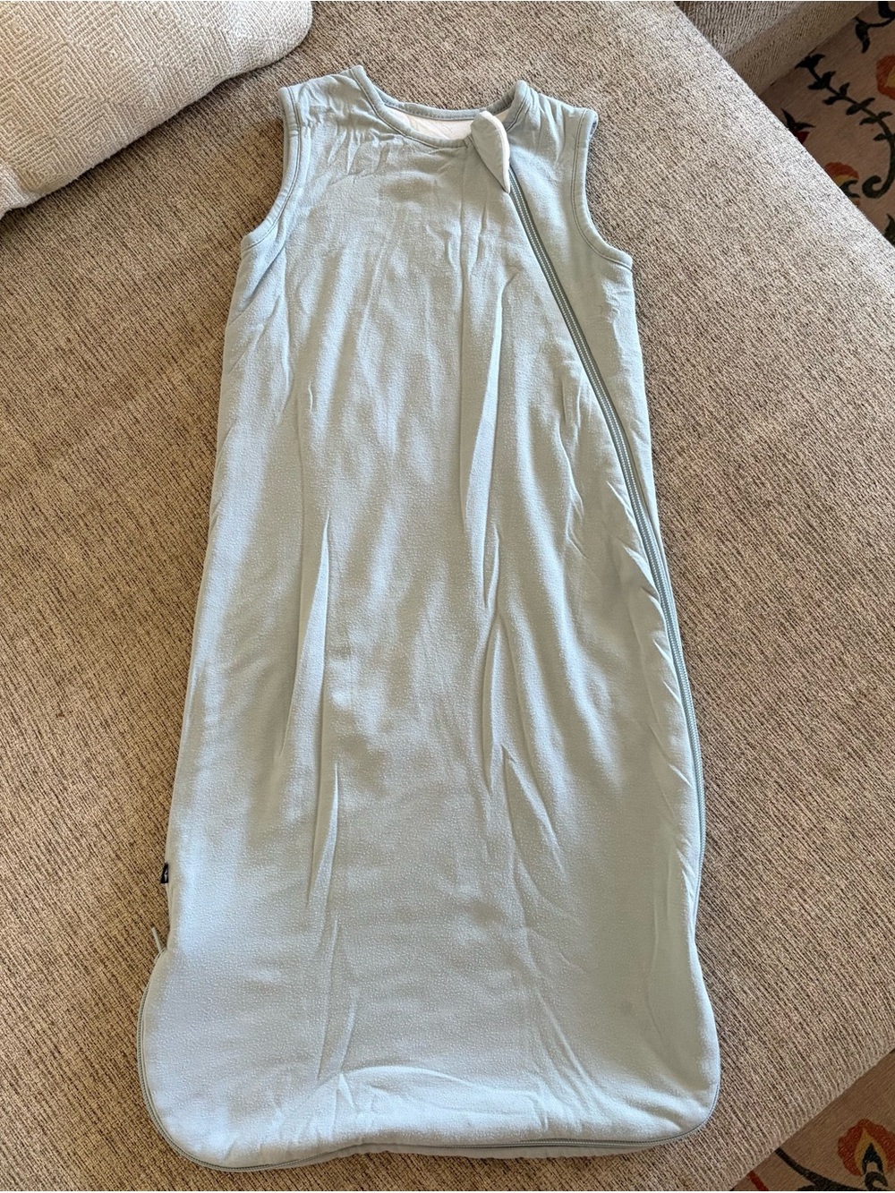 Kyte Baby Light Blue Sleeveless Sleep Gown